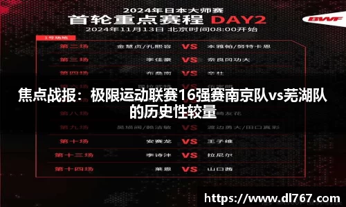 焦点战报:极限运动联赛16强赛南京队vs芜湖队的历史性较量